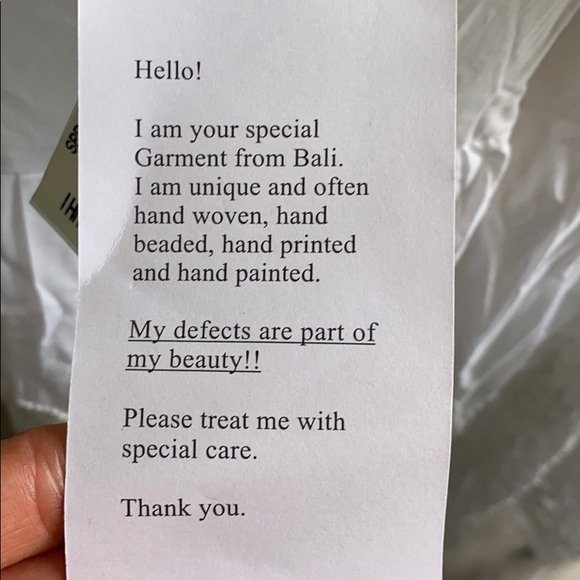 ✨ BASIL & MAUDE hand made white skirt beads - Picture 8 of 8